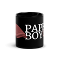 Load image into Gallery viewer, Paperboy Le Club Black Glossy Mug
