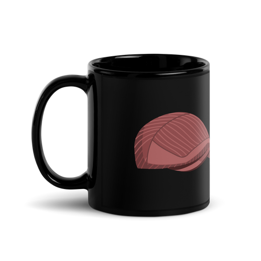 Paperboy Le Club Black Glossy Mug