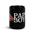 Load image into Gallery viewer, Paperboy Le Club Black Glossy Mug