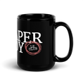 Load image into Gallery viewer, Paperboy Le Club Black Glossy Mug