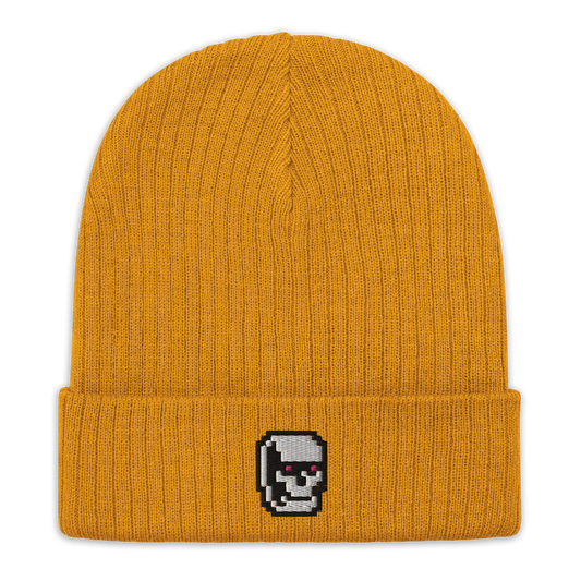 GU ribbed knit beanie