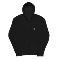 Load image into Gallery viewer, GU unisex embroidered zip hoodie