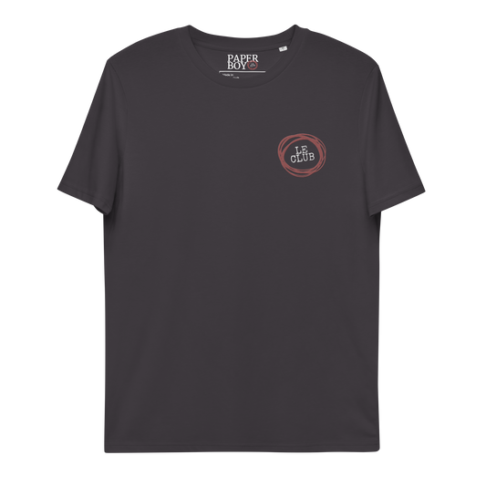 Paperboy Le Club Embroidered Unisex organic cotton t-shirt