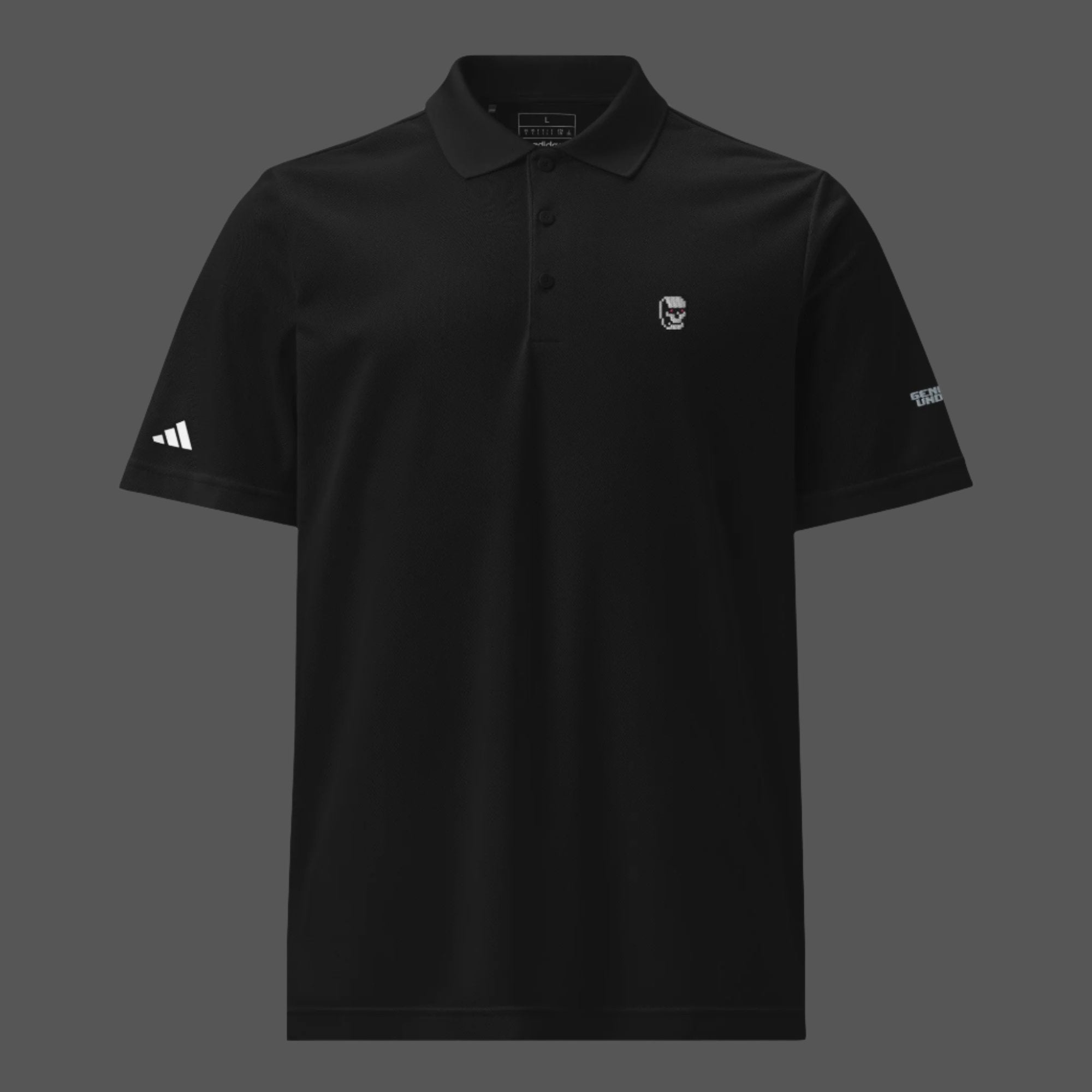 adidas Genuine sport polo sleeve logo