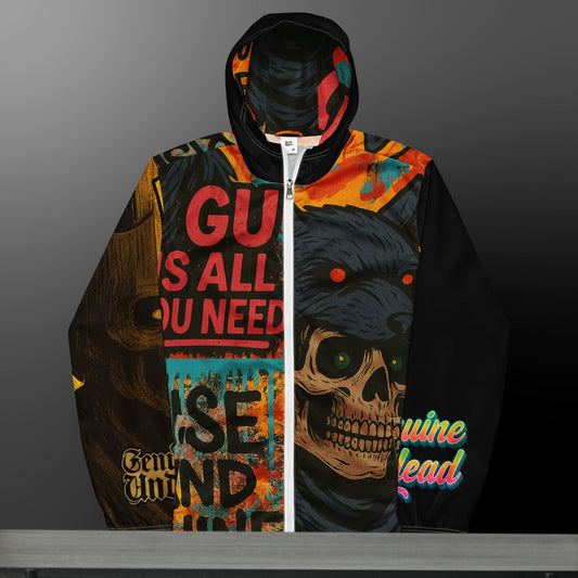 "GU is all you need" Men’s windbreaker