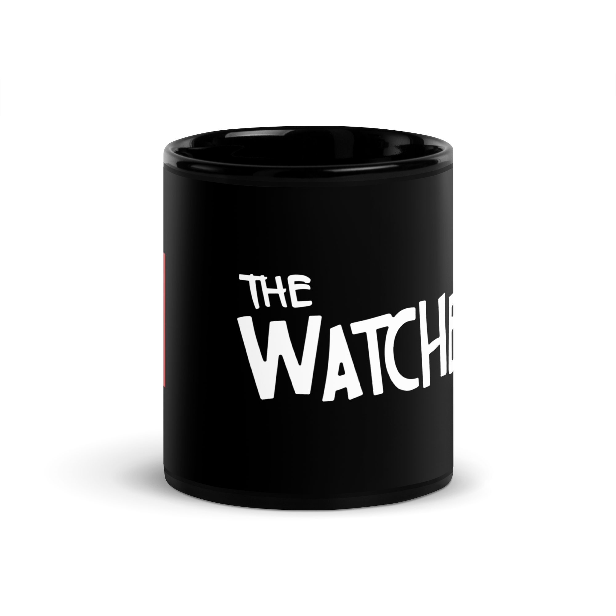 Watchers black glossy mug