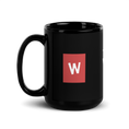 Load image into Gallery viewer, Watchers black glossy mug
