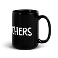 Load image into Gallery viewer, Watchers black glossy mug
