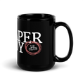 Load image into Gallery viewer, Paperboy Le Club Black Glossy Mug

