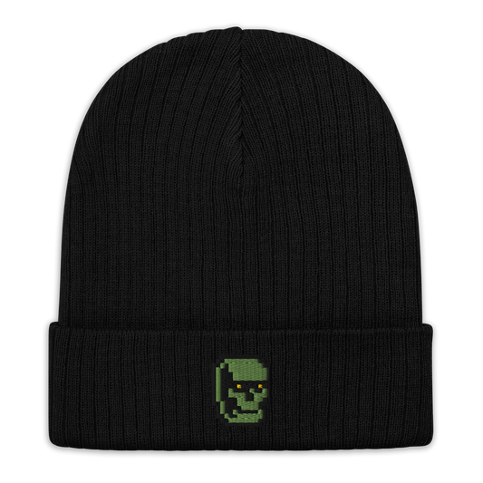 ZOMBIE ribbed knit beanie